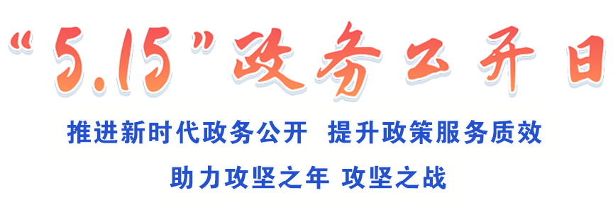 5.18政務(wù)公開(kāi)日